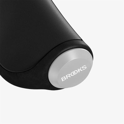 Brooks Ergonomic Black Leather Grips - Upgrade